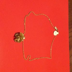 Vintage wine and rose 16 inch chain-made  USA 70s